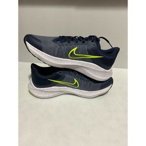 Nike zoom winflo 8 midnight navy green running walking shoes size 9.5 men